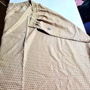 Fieldcrest Royal Velvet Light Brown Shower Stall Curtain‎